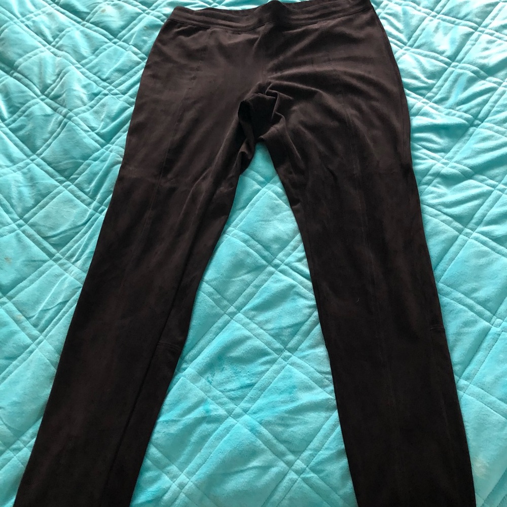 Express suede leggings